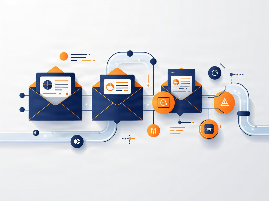 Automation Flow and CRM Integration Illustration
